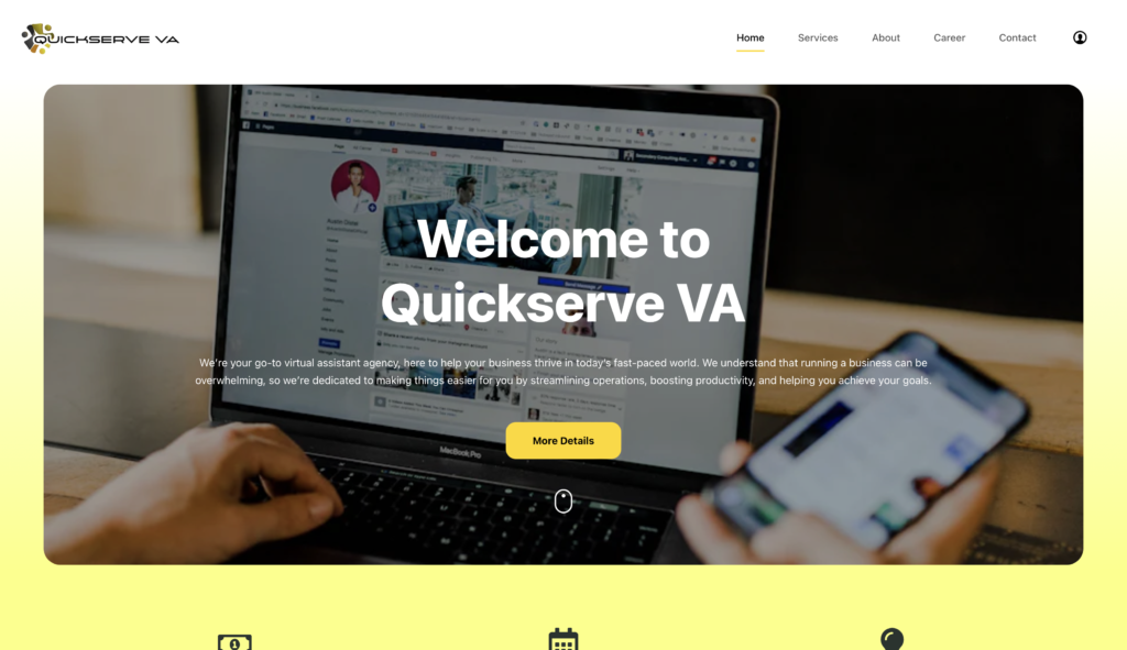 QuickServe Virtual Assistant